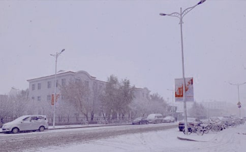 冬日雪景作文