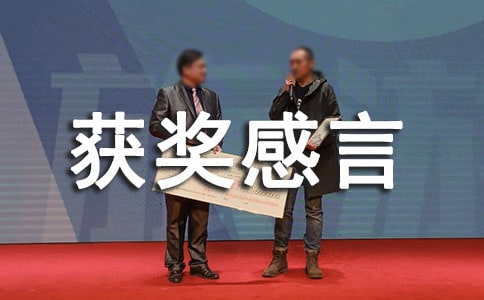 獲獎(jiǎng)感言100字團(tuán)隊(duì)