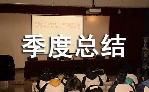 第一季度總結報告范文