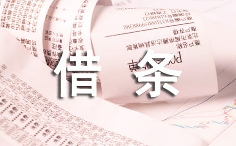 單位借條標準格式