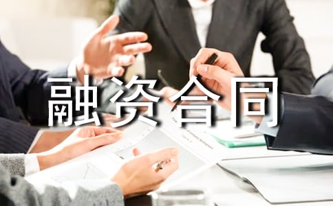 融資合同3篇(優(yōu)選)