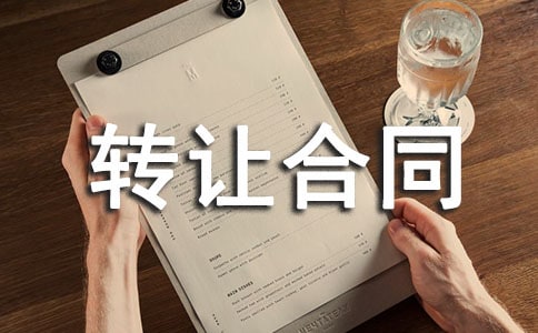 標準轉讓合同書