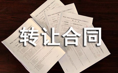 轉讓合同集錦【8篇】